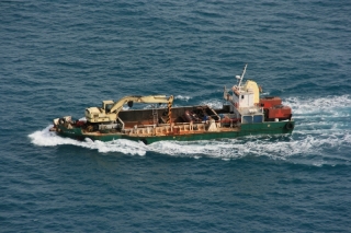 Schiff in Sicht